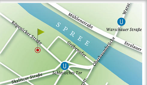 ZeitDruck Berlin-Kreuzberg - So finden sie uns Druckerei ZeitDruck Berlin - Anfahrt und Kontakt
